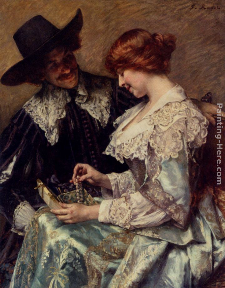 The Present painting - Ferdinand Roybet The Present art painting
